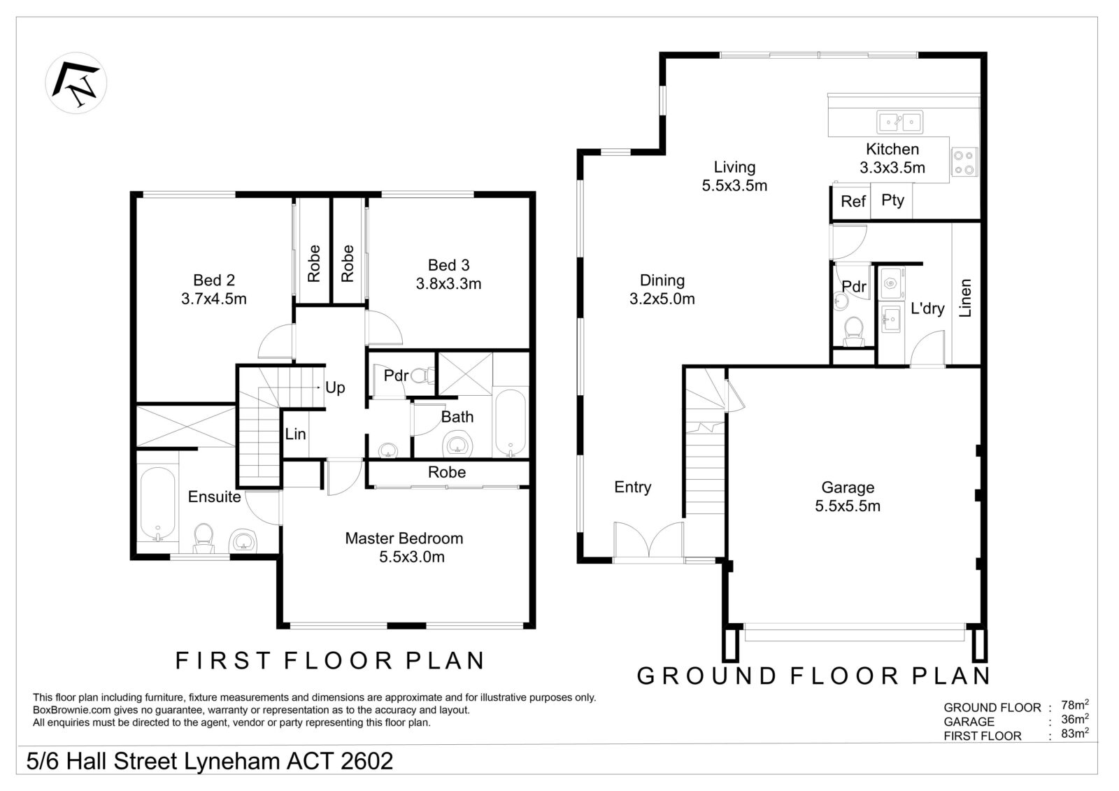 5/6 Hall Street, Lyneham • Home by Holly